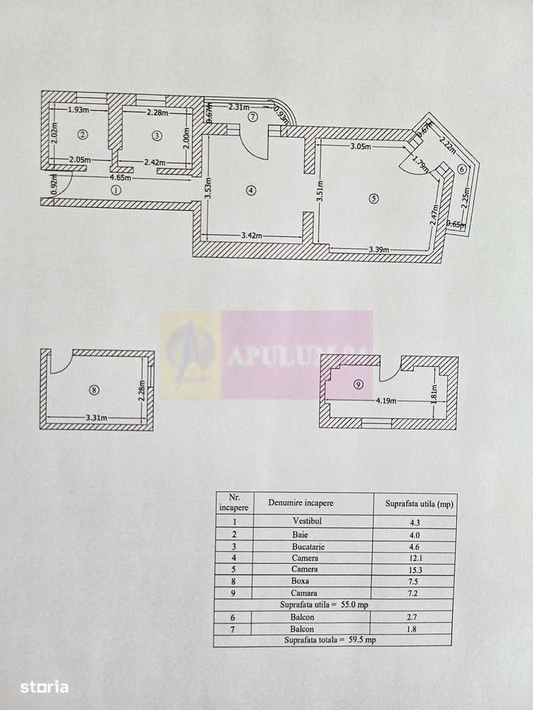 Apartament in Vila 2 Camere Dudesti - Imagine principală: 3/5