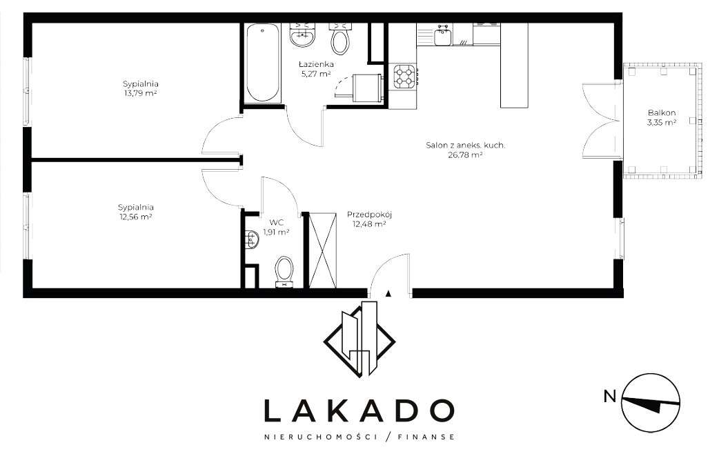 Nowoczesne M3 w Krakowie – bez prowizji! - Pełny obrazek: 4/4