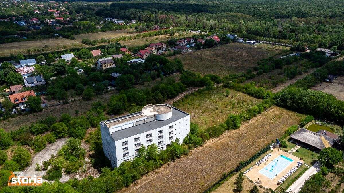 Snagov, Teren + Cladire de 4200 Mp, Utilitati, Ideal Investitie-1