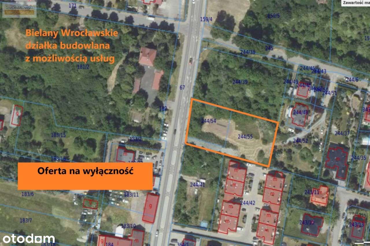 Bielany Wrocławskie działka budowlana