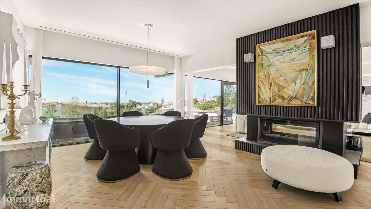 Elegante Moradia Contemporânea com Vista Mar e Jardim em Cascais - Grande imagem: 5/41