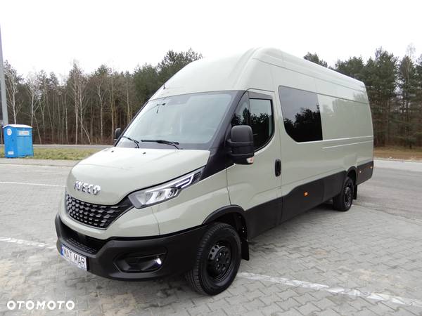 Iveco DAILY 35S18 Hi-Matic Doka Brygadowy Dubel 7-Mio.Os.+891 Kg Ład. Furgon Blaszak 4.70 m H3-2150 mm FULL LED WZMACNIANY 70 Tys Km Stan Jak NOWY OKAZJA - 7