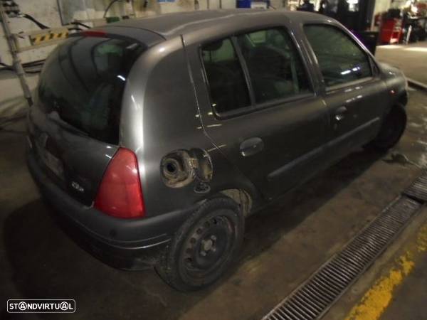 Carro MOT: D7F 720  22 CXVEL: JB1193 RENAULT CLIO 2 2000 1.2I 60CV 5P CINZA GASOLINA - 3