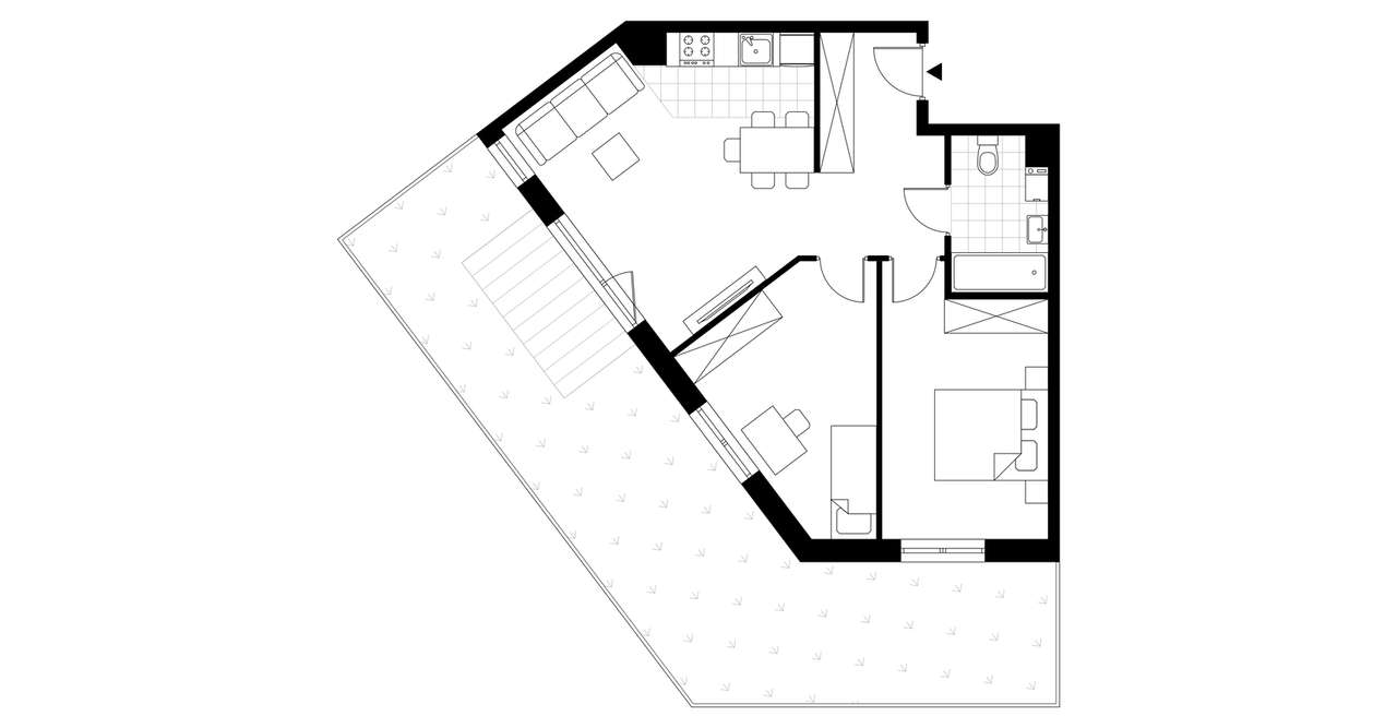 Medyków 32 | mieszkanie 3-pok. | 12 - Pełny obrazek: 4/8