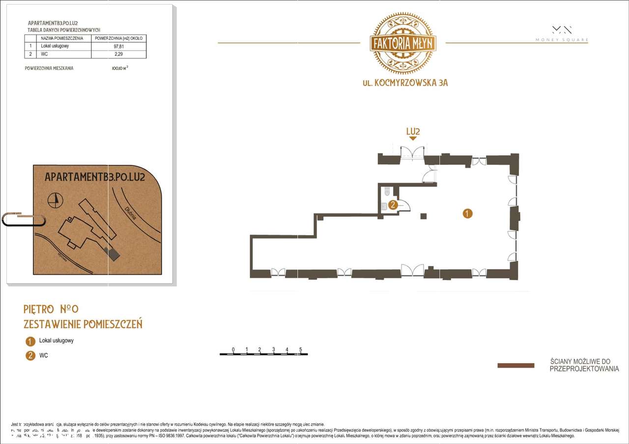 Faktoria Młyn | lokal inwestycyjny B3.P0.LU.2 - Pełny obrazek: 2/7
