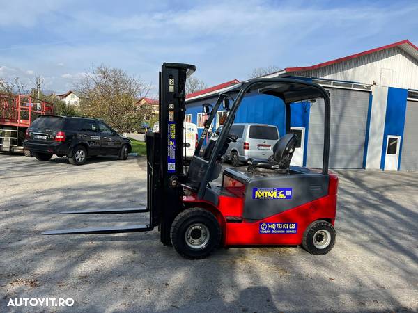 Vanzare stivuitor electric Triplex Manitou ridica 3 tone la 5 metri ME430-80V din 2014 - 6