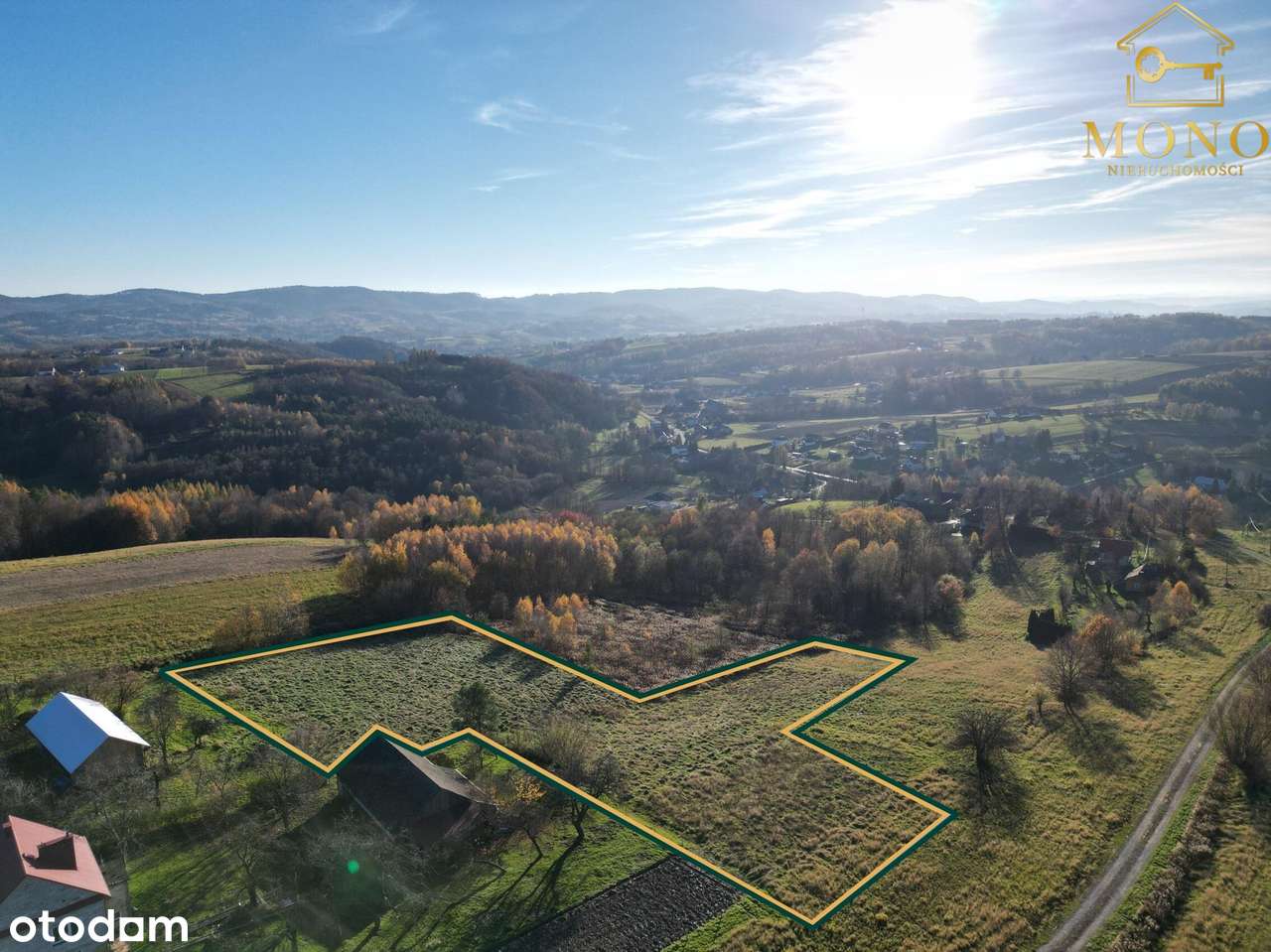Widokowa działka 58 ar z WZ na 2 domy-1