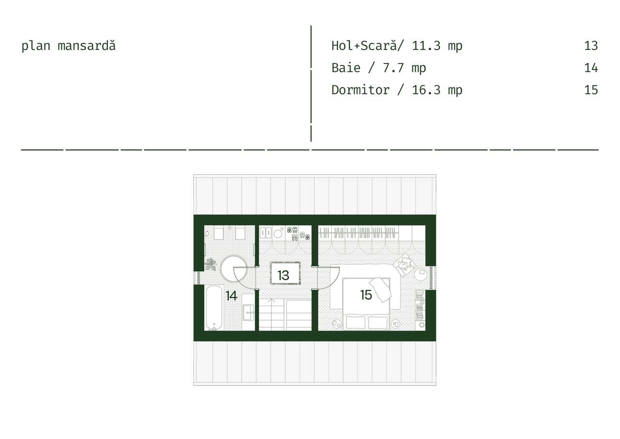 Casa ANDERS, 648 euro/mp, Cartier Colina Park ZMO,nZEB+Bonus 2 parcari - Imagine principală: 5/13