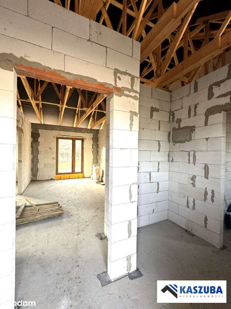 Przylep wolnostojący surowy zamknięty działka 9ar-8