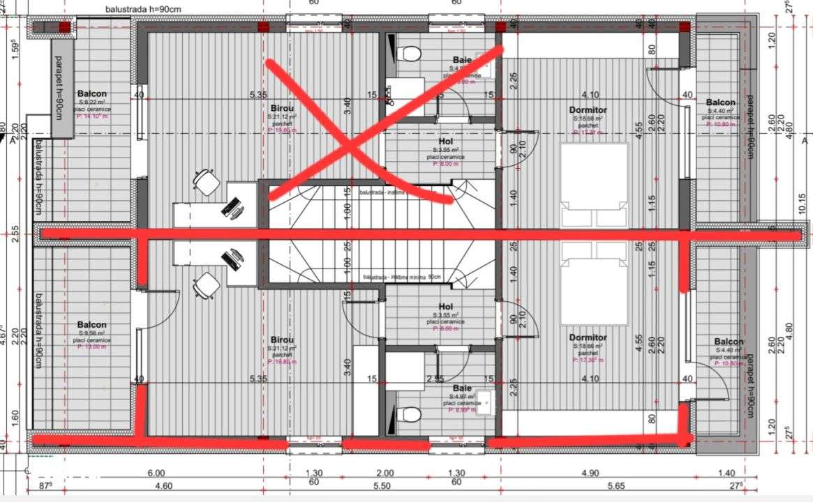 Duplex cu 5 camere, 175mp utili, mp teren, Valea Chintaului - Imagine principală: 5/5