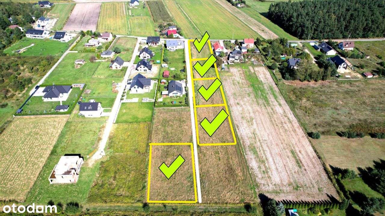 5 działek tuż przy lesie na sprzedaż - Pełny obrazek: 5/9