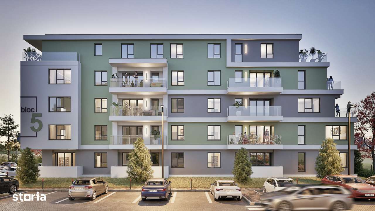 Apartament 3 camere, complex privat cu spatii verzi-12