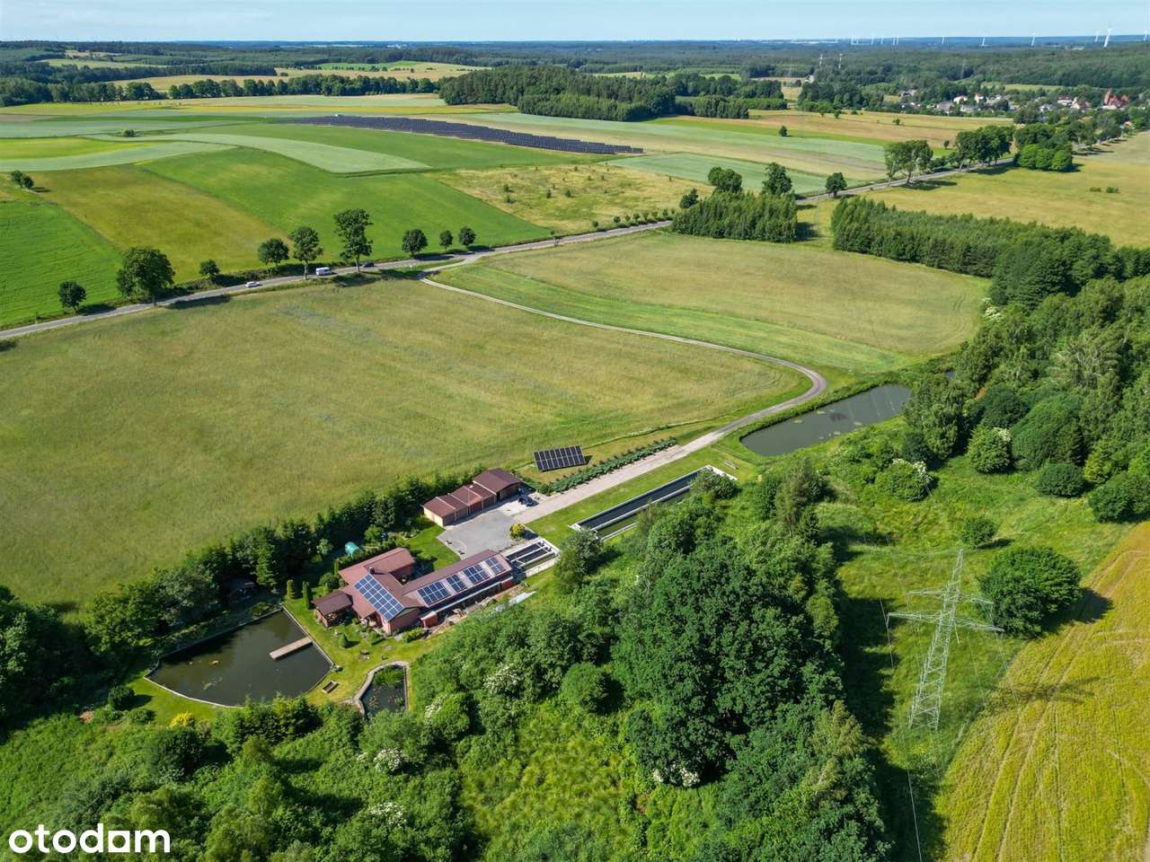 dom z hodowlą pstrąga|2 działki o pow. 2,3237 ha