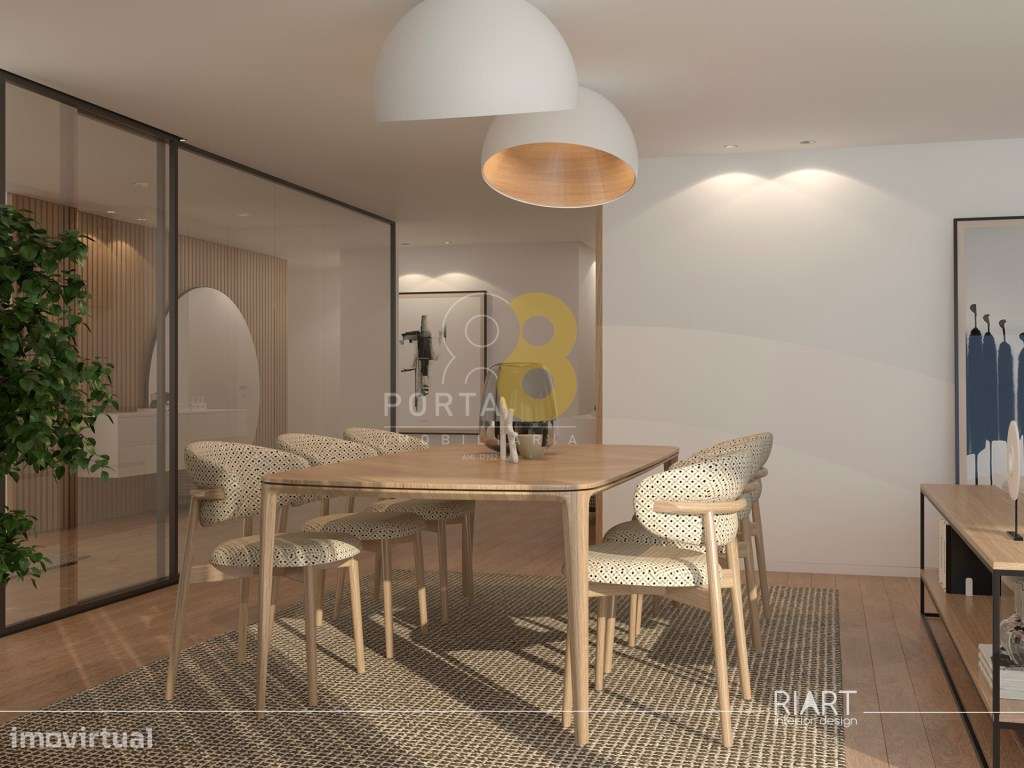 T4 com terraço ultimo piso, vistas do parque e mar - Grande imagem: 4/41