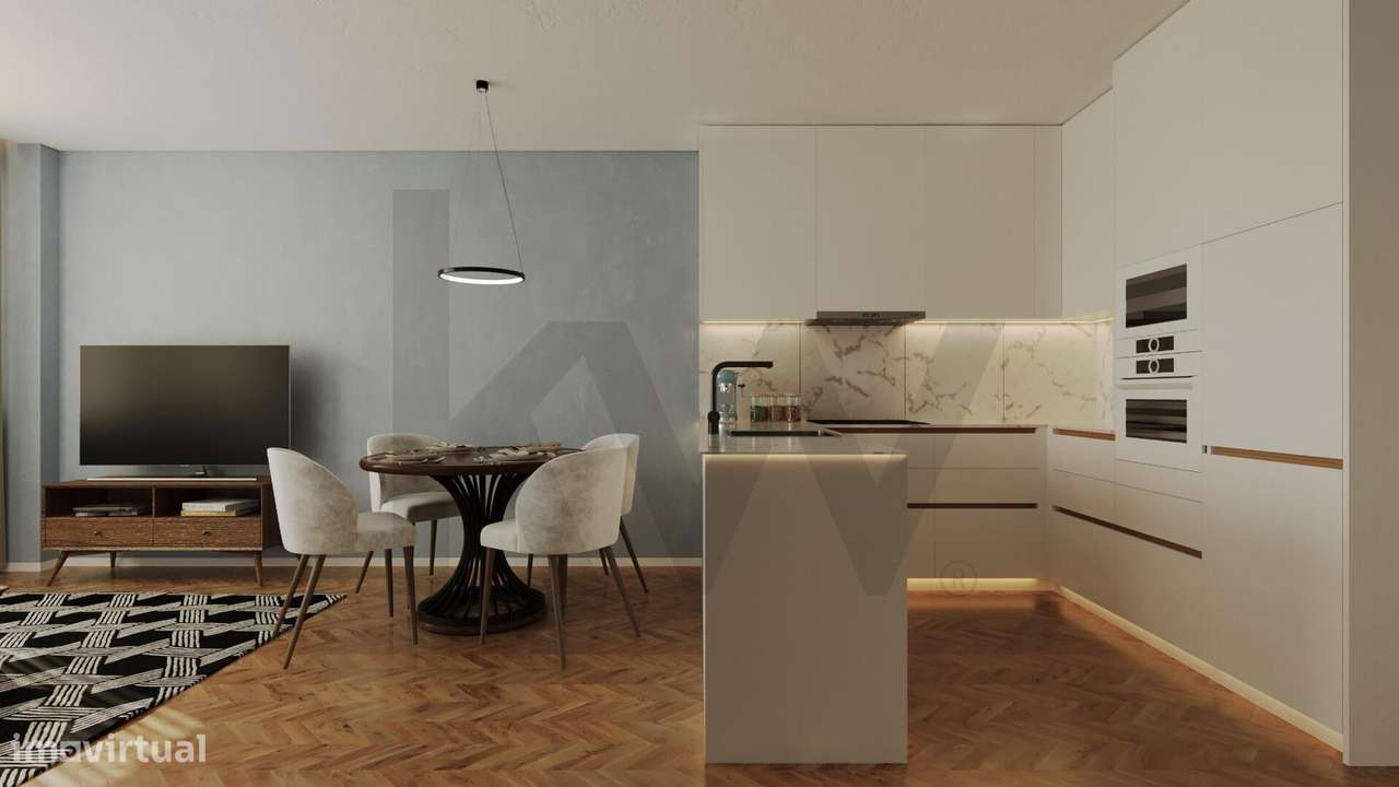 Apartamento T2 com 99,6 m2 em empreendimento novo na Rua de Santa Cata - Grande imagem: 5/12