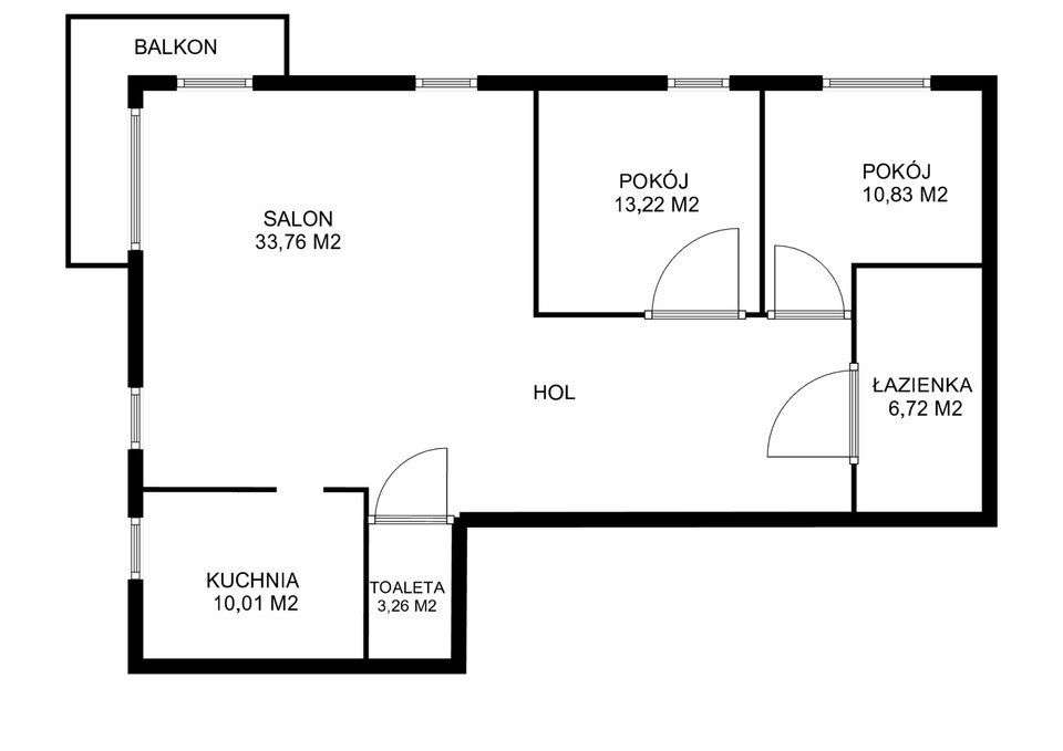 Gdańsk Wrzeszcz – 3 pokoje | 78 m² | Centrum-13