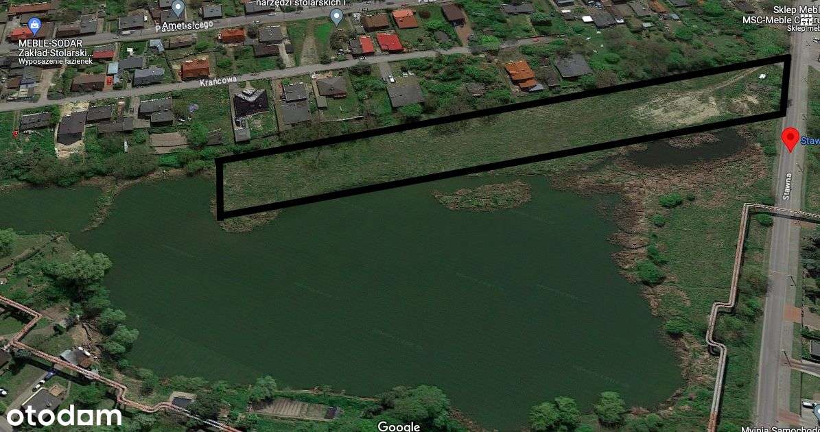 Działka budowlana nad stawem-7