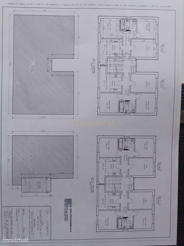 Terreno com Projeto Aprovado | Azambuja | Vista para a Cidade - Grande imagem: 2/3