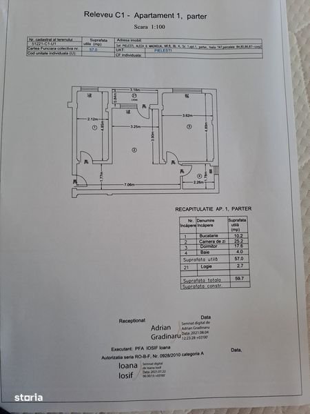 Vand apartament cartier Magnolia