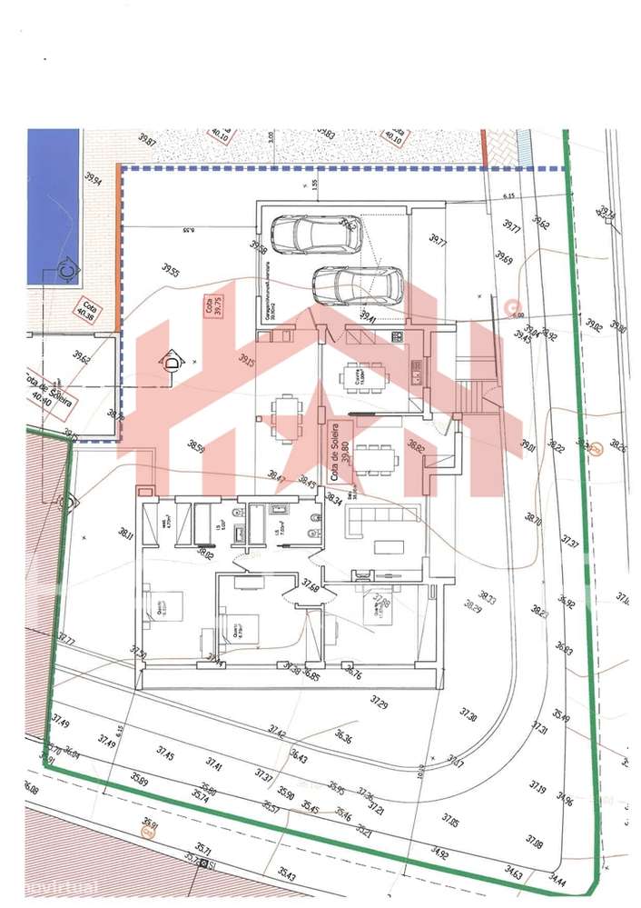 Lote de Terreno / Área Total 707m2 / Projeto Aprovado / Regueira de Po - Grande imagem: 5/9