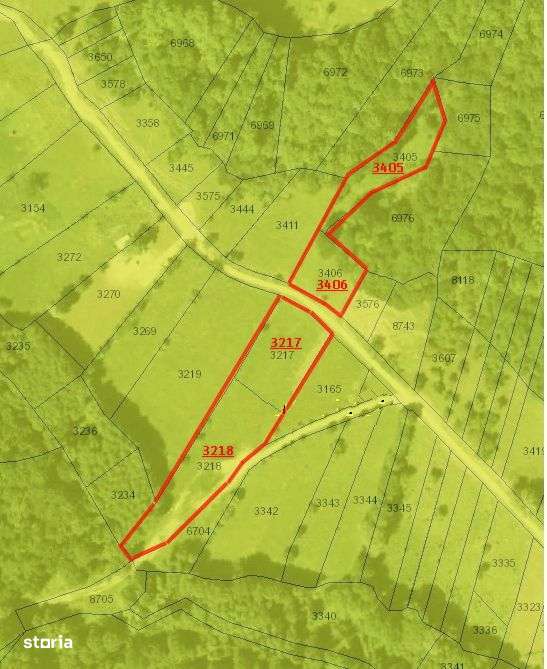 Teren Vulcana Bai direct proprietar 6736 mp 10 euro/mp faneata - Imagine principală: 5/6