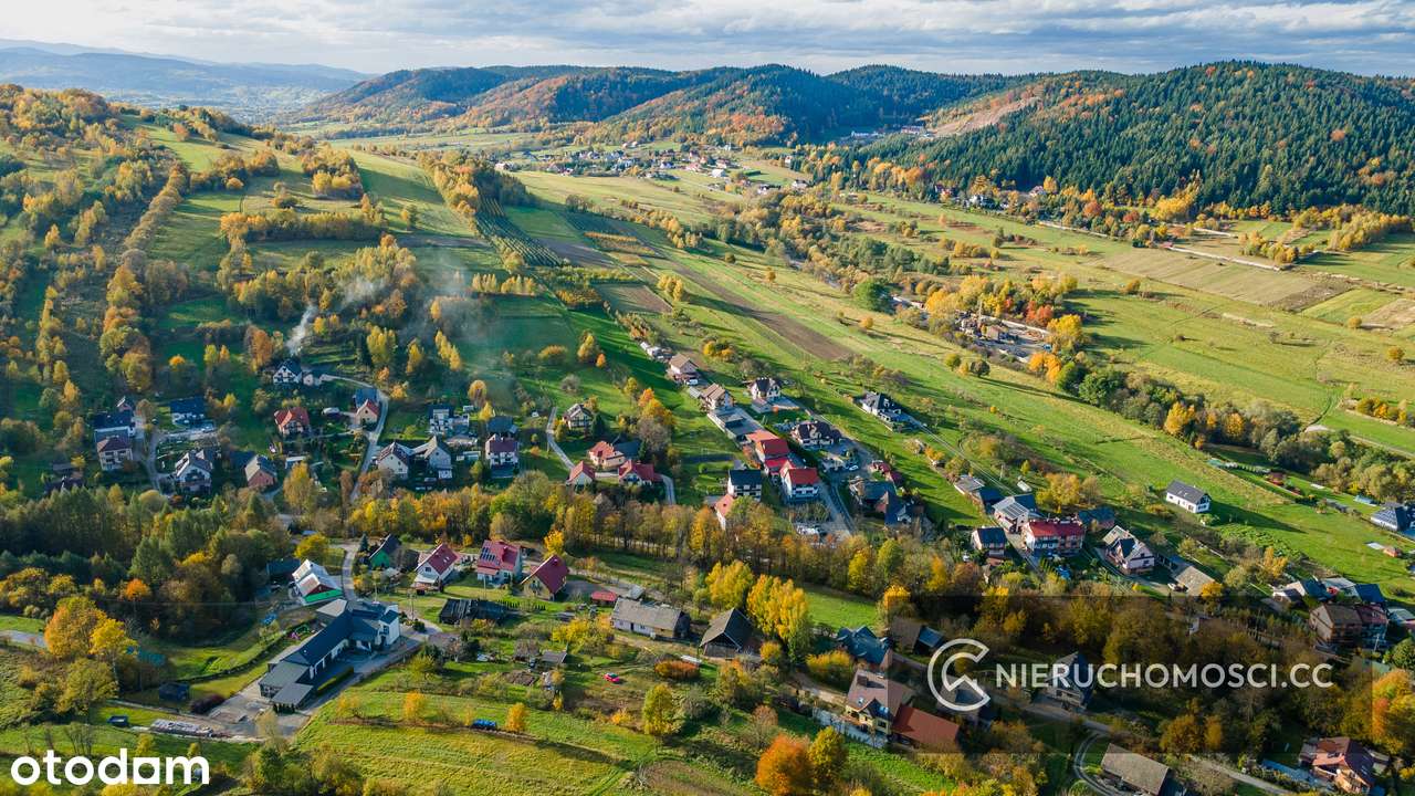Działka budowlana z pozwoleniem na budowę – Bysina k. Myślenic - Pełny obrazek: 4/10