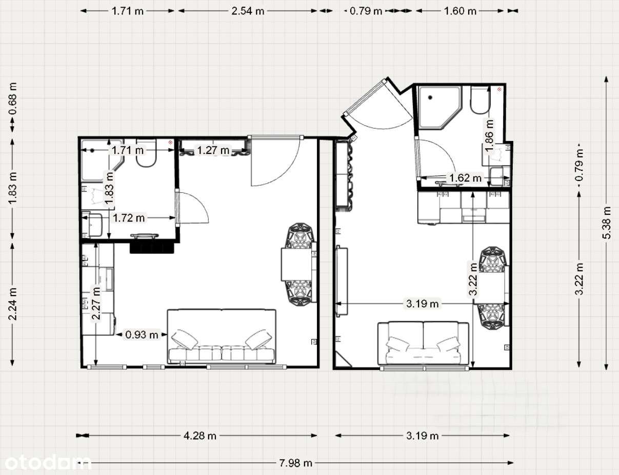 Gotowa inwestycja-dwie kawalerki w kamienicy Poznań Grunwald Hetmańska