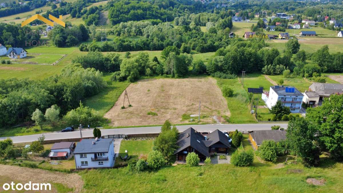 Działka usługowa 7000m2 , wjazd z drogi powiatowej-9