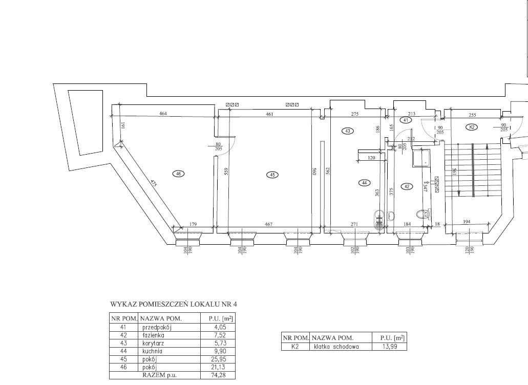 Mieszkanie 2 pokoje ścisłe Centrum - Pełny obrazek: 2/8