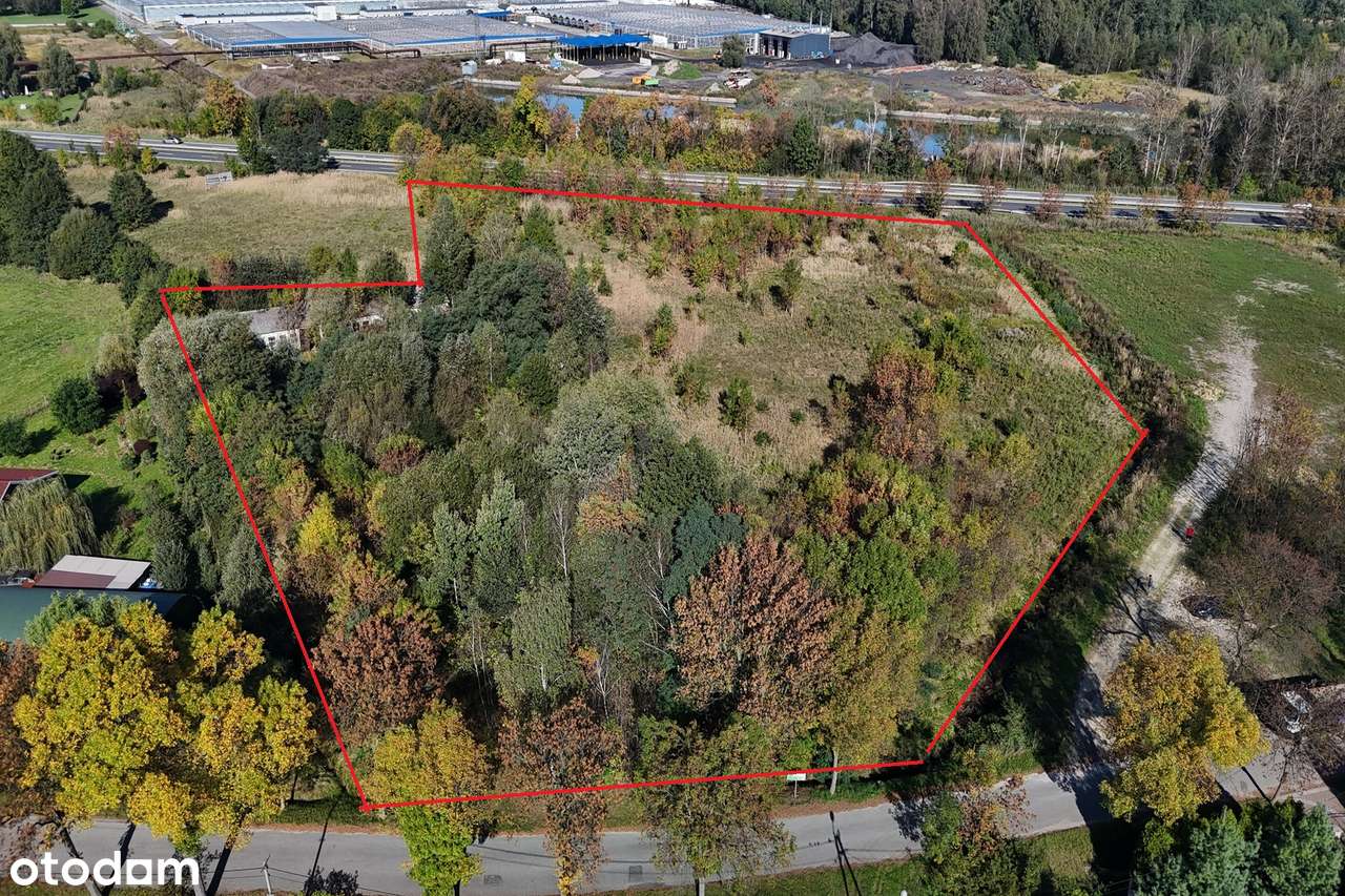 Działka Usługowa Mieszkaniowa 1.7ha w Sarnowie (gm. Psary) przy S86-1