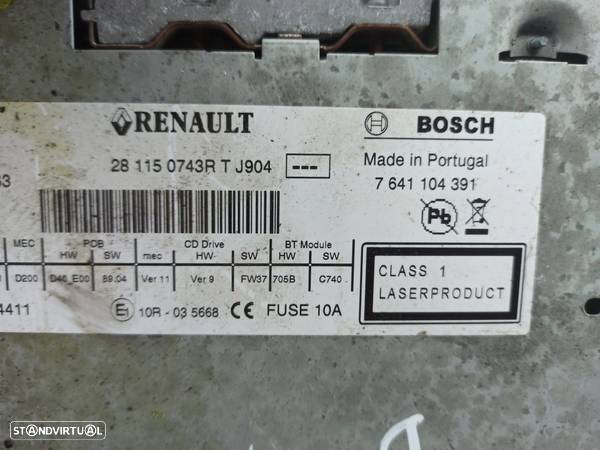 Radio Cd Renault Scénic Iii (Jz0/1_) - 5