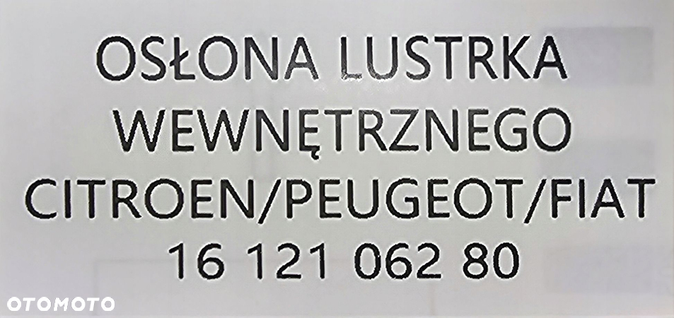 NOWA ORG OBUDOWA LUSTERKA WEWNĘTRZNEGO FIAT / CITROEN / PEUGEOT - 5