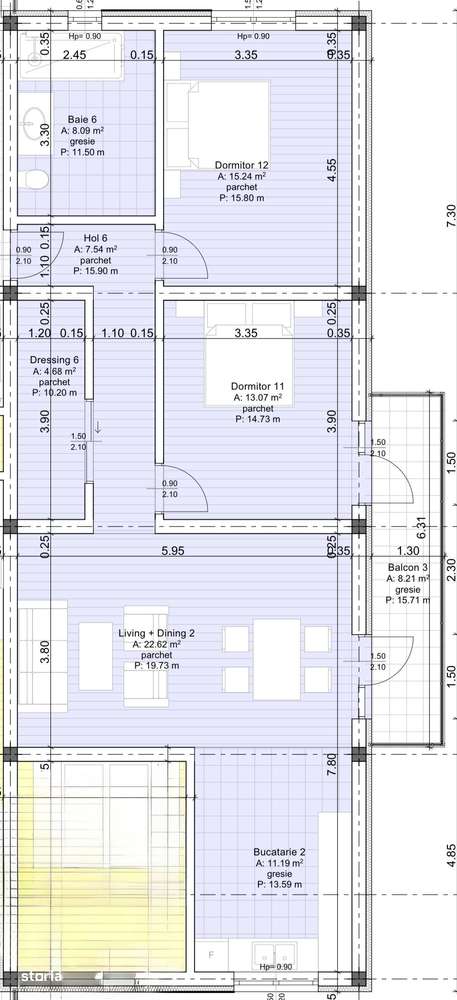 Apartament Premium de Vânzare – Cartier Izvor - Imagine principală: 5/5
