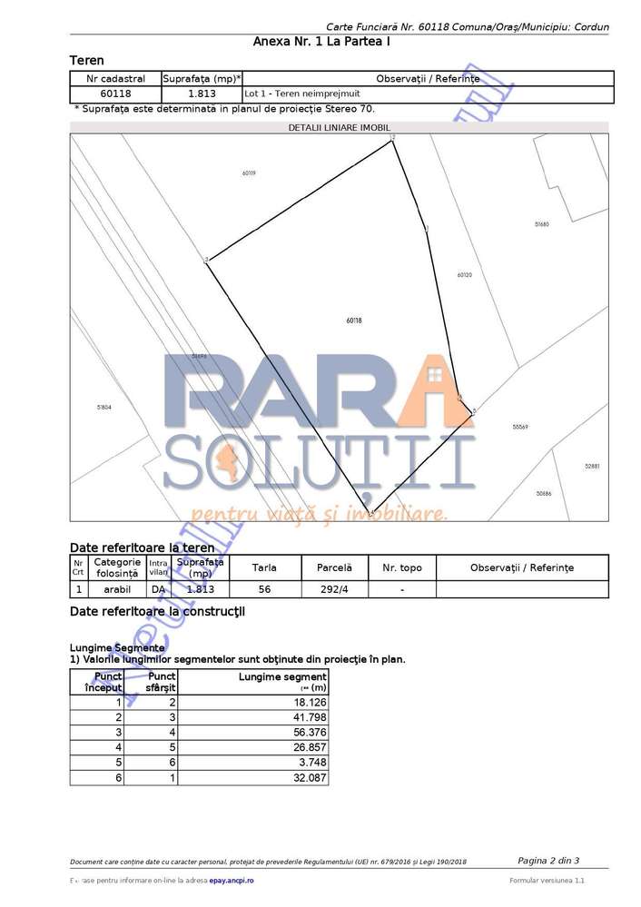 Teren între Cordun și E85 - Imagine principală: 4/5