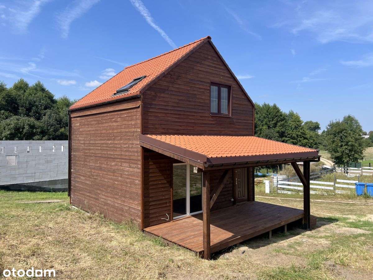 Nowy dom 70 m2 przy jeziorze, działka własnościowa-11