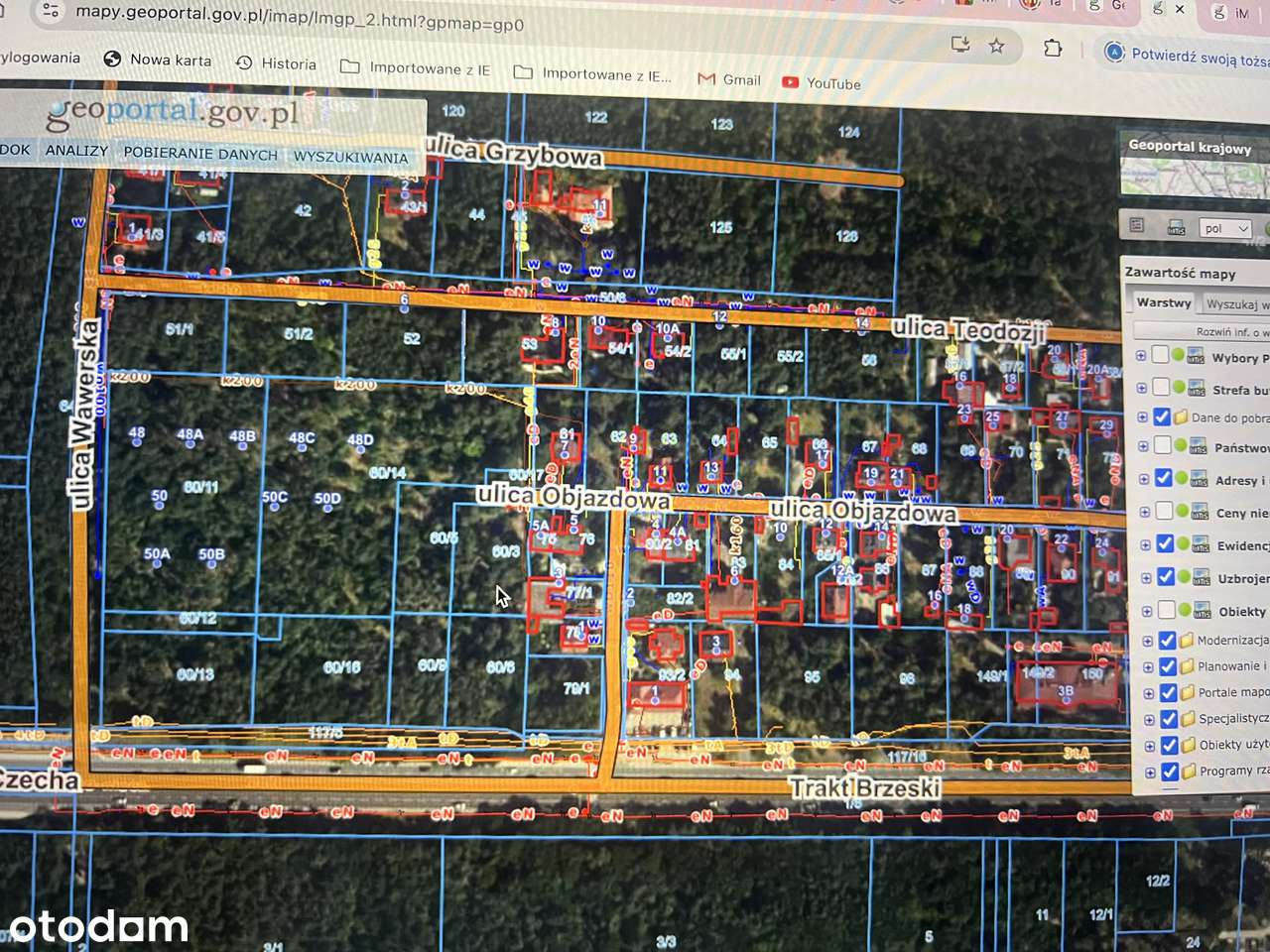 Warszawa/Wesoła/ Trakt Brzeski; działka budowlana 2 384 m2 - Pełny obrazek: 3/3