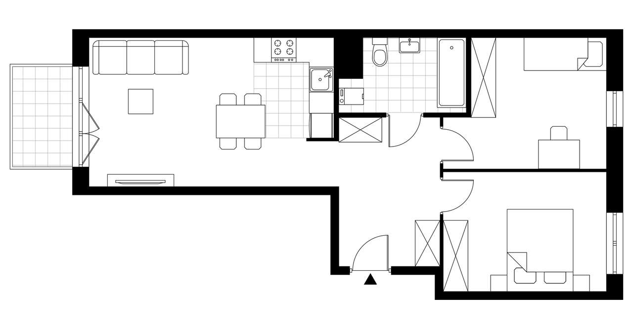 Ursus Classic | mieszkanie 3-pok. |C1_61 - Pełny obrazek: 4/9