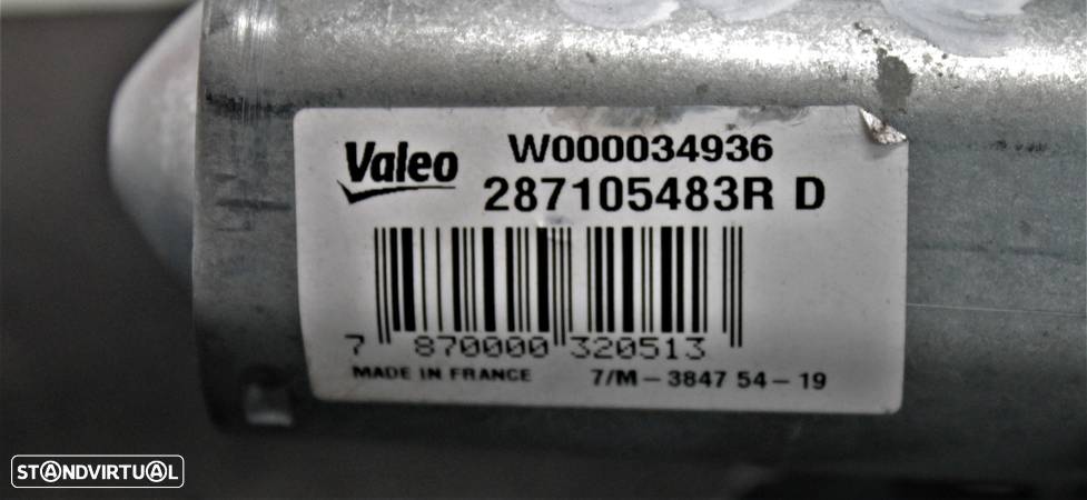 MOTOR LIMPA VIDROS TRASEIRO RENAULT ZOE - 4