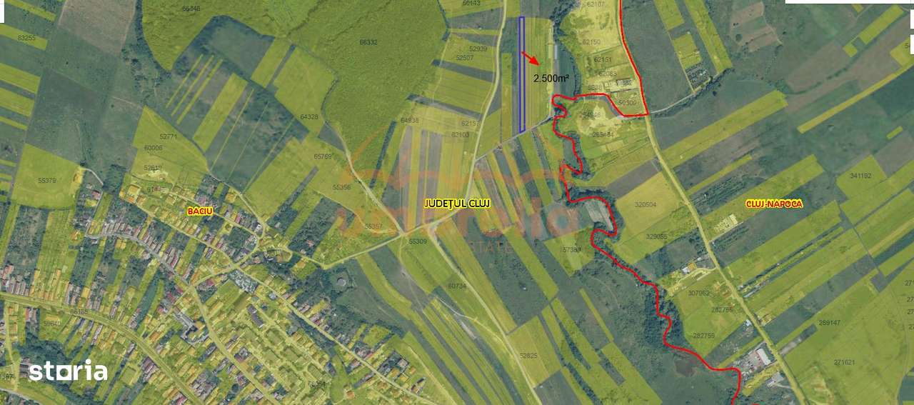 Teren de vanzare 2.500m² in Baciu- Cluj extravilan ! - Imagine principală: 4/4