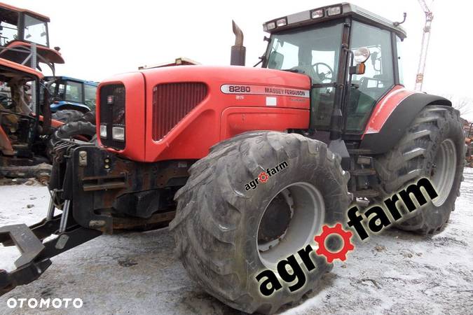 Massey Ferguson 8280 8270 skrzynia silnik kabina most zwolnica - 1