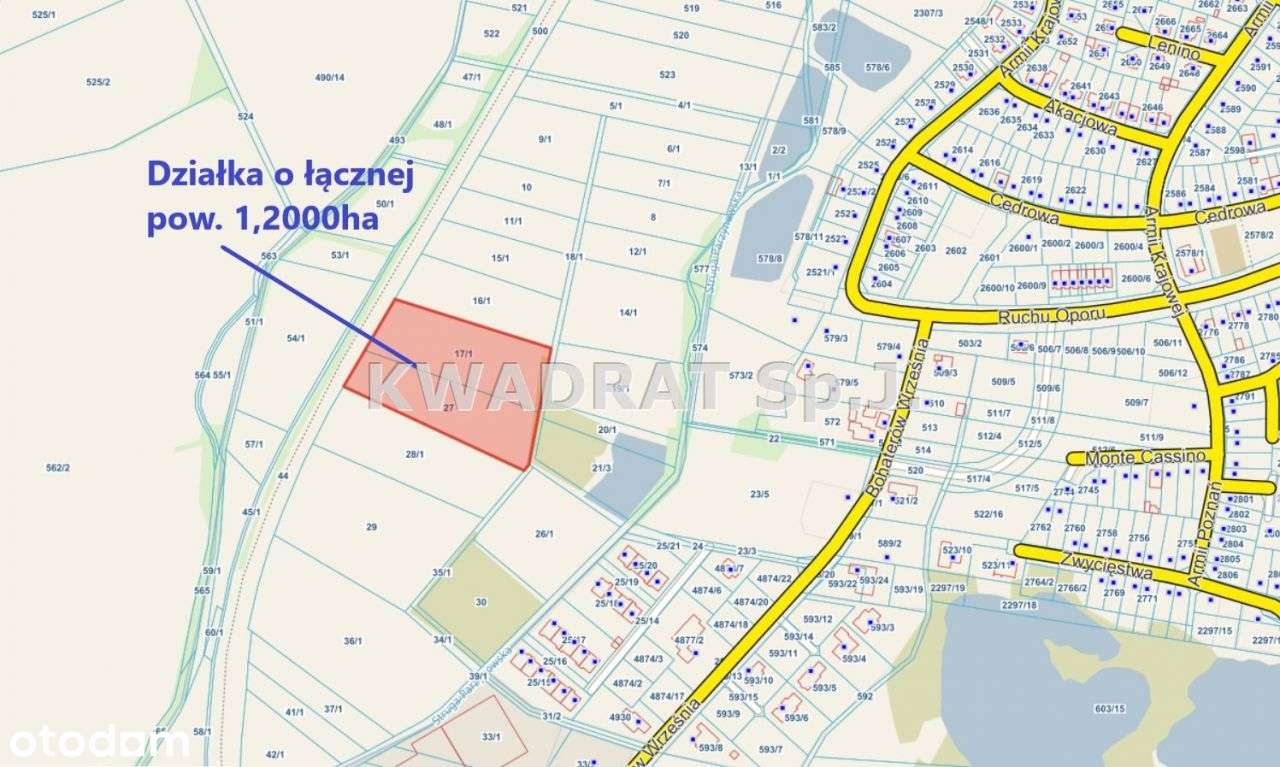 Działka budowlano - inwestycyjna 1,2ha Kępno - Pełny obrazek: 5/7