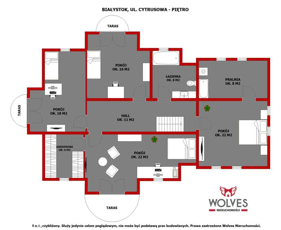 Przestronny dom w Dojlidach Górnych - Pełny obrazek: 4/20