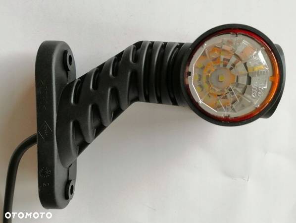 Lampa obrysowa diodowa 12V 24V biało czerwono pomarańczowa led KUBIX - 4