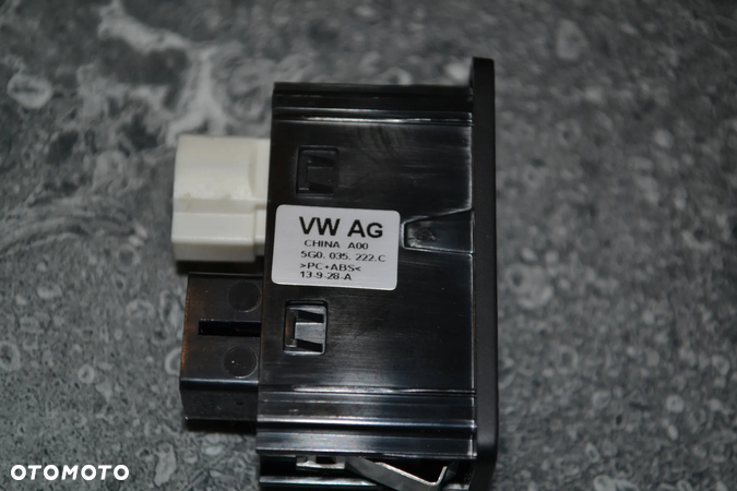 VW AUDI SEAT SKODA PORT GNIAZDO USB AUX 5G0035222C - 3