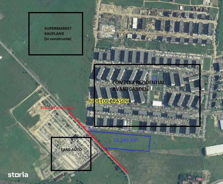 Investitie Premium: 16544 mp intravilan Avantgarden Bartolomeu - Imagine principală: 2/13