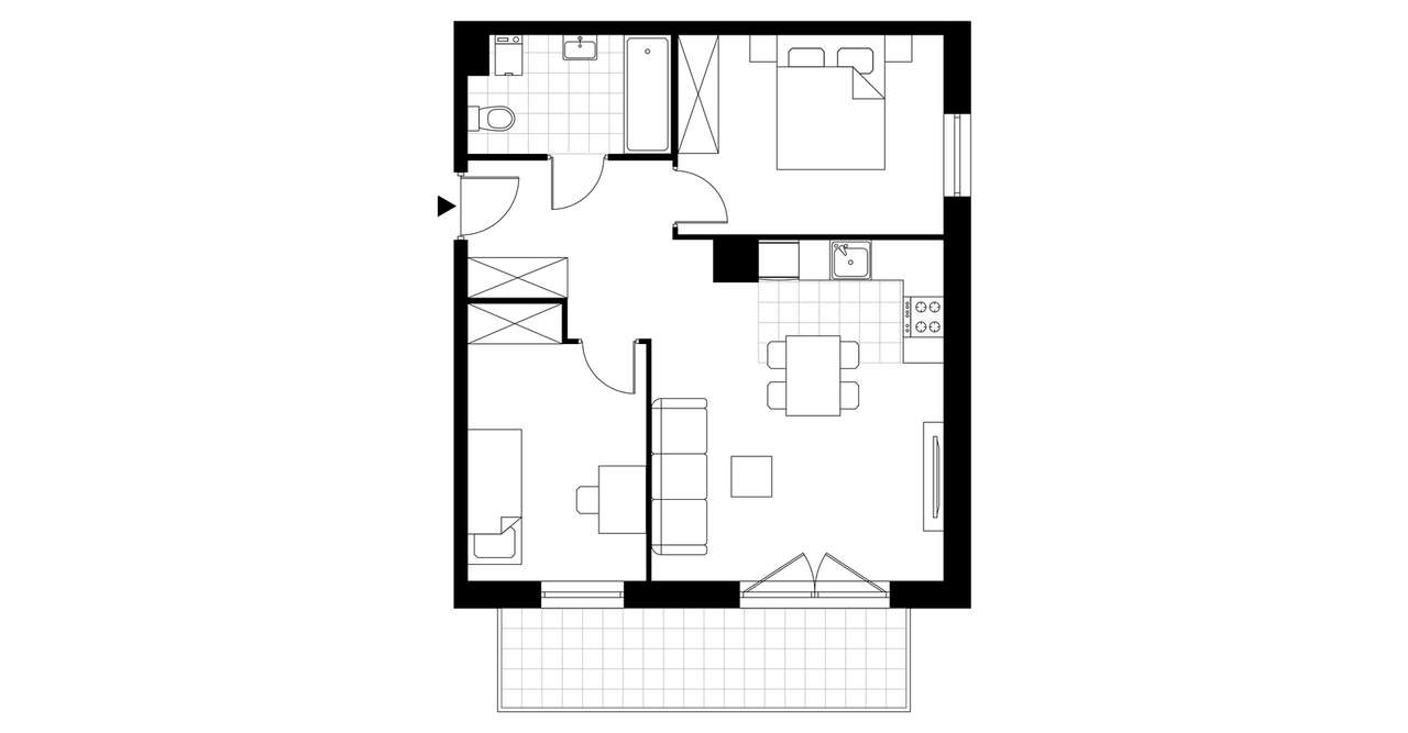 Osiedle Tkacka | mieszkanie 3-pok. | I-50 - Pełny obrazek: 4/9