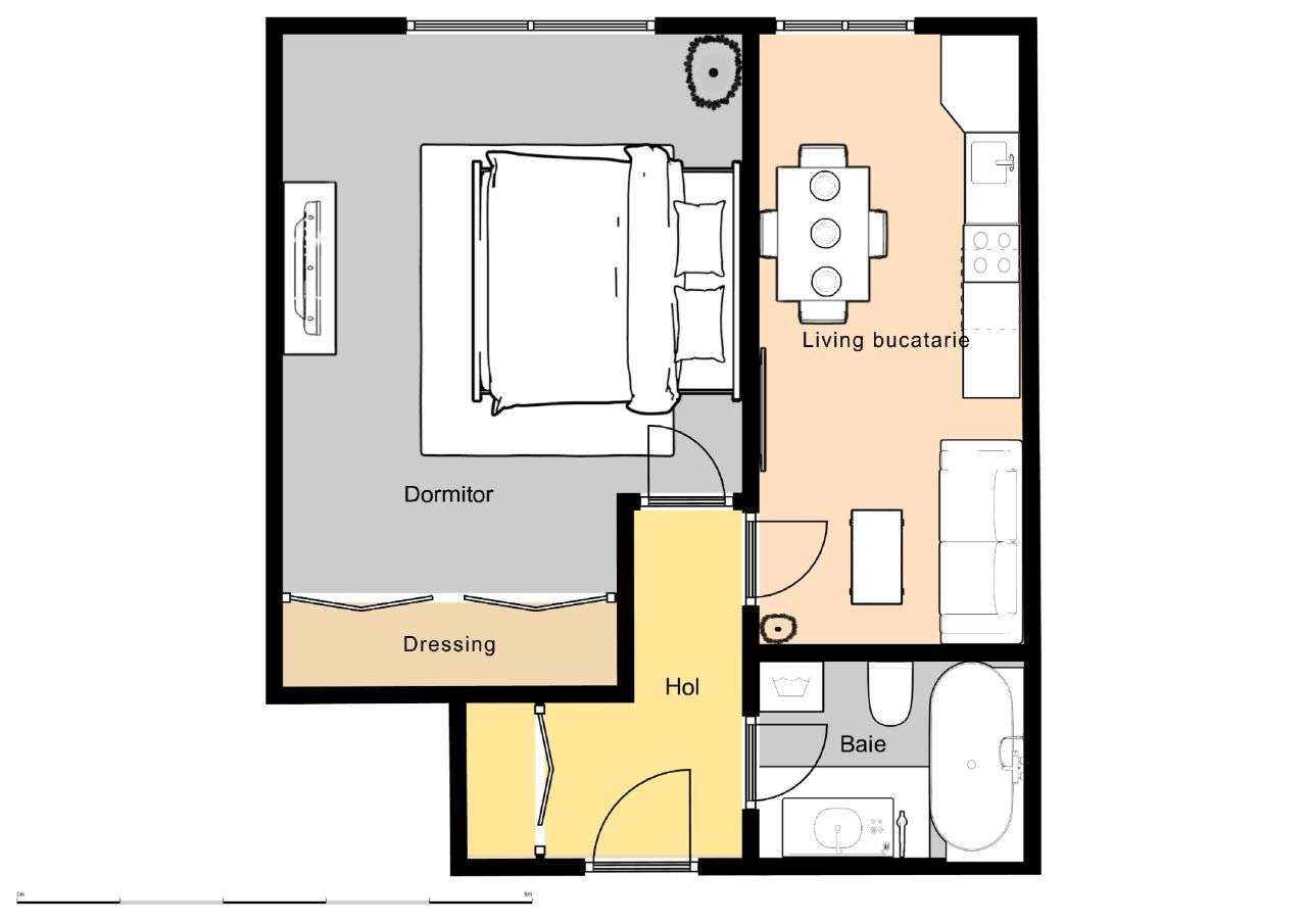 DIRECT DEZVOLTATOR str O Goga,(EL Gringo) SELIMBAR Apartament 2 camere-6