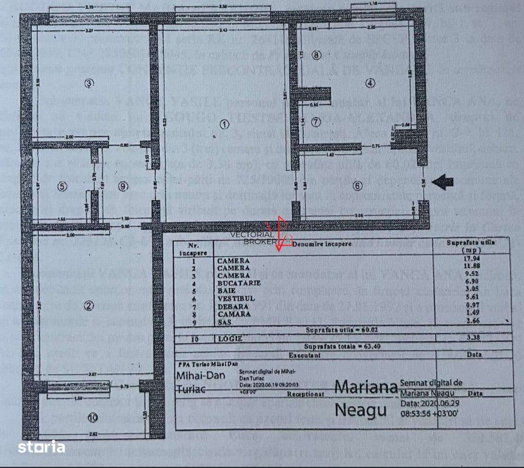 3 CAMERE  ZONA VERDE  PARCARE SI BOXA-12