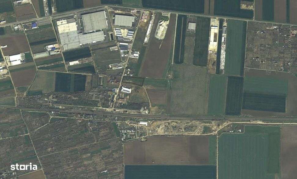 Teren intravilan de vânzare – 10.000 mp – Brănești, Ilfov – Str. Gării - Imagine principală: 1/7