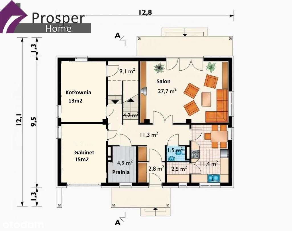 Na sprzedaż piękny dom z działką 7ar/Zaczernie!!-11